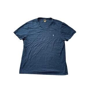 POLO Ralph Lauren, short sleeved, Navy Blue T-shirt, Slim Fit, size XXL